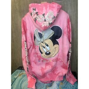 NWT Sz. L - Civil Regime Minnie Hoodie (Pink)